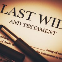 Last Will and Testament document with pen Last Will and Testament document with pen