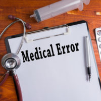 Clipboard that reads medical errors Clipboard that reads medical errors