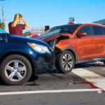 car crash at intersection