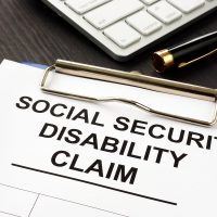 Social security disability benefits claim and pen.