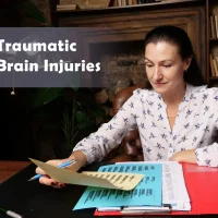 a-woman-in-a-patterned-blouse-sits-at-a-desk-reviewing-documents a-woman-in-a-patterned-blouse-sits-at-a-desk-reviewing-documents
