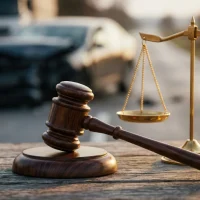 a-wooden-gavel-and-scales-of-justice-sit-on-a-table-in-the-foreground a-wooden-gavel-and-scales-of-justice-sit-on-a-table-in-the-foreground