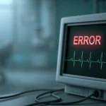 medical-monitor-displaying-error-message-with-ecg-trace