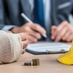 injured-construction-worker-discusses-an-insurance-claim-with-an-agent-in-an-office-setting